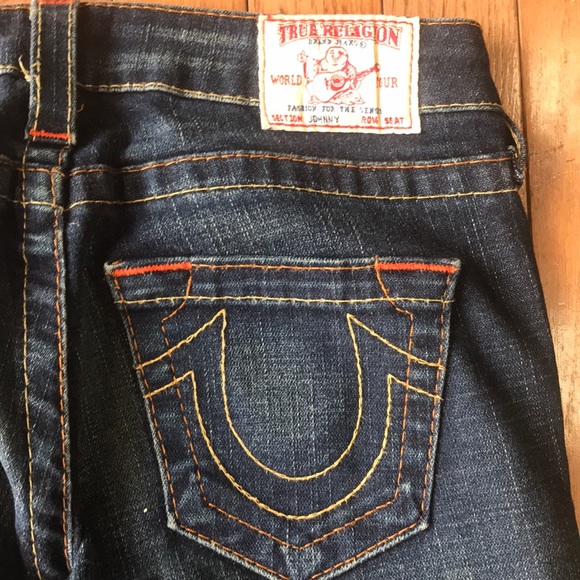 💎 True Religion Johnny jeans, dark wash, size 26 - Picture 3 of 5
